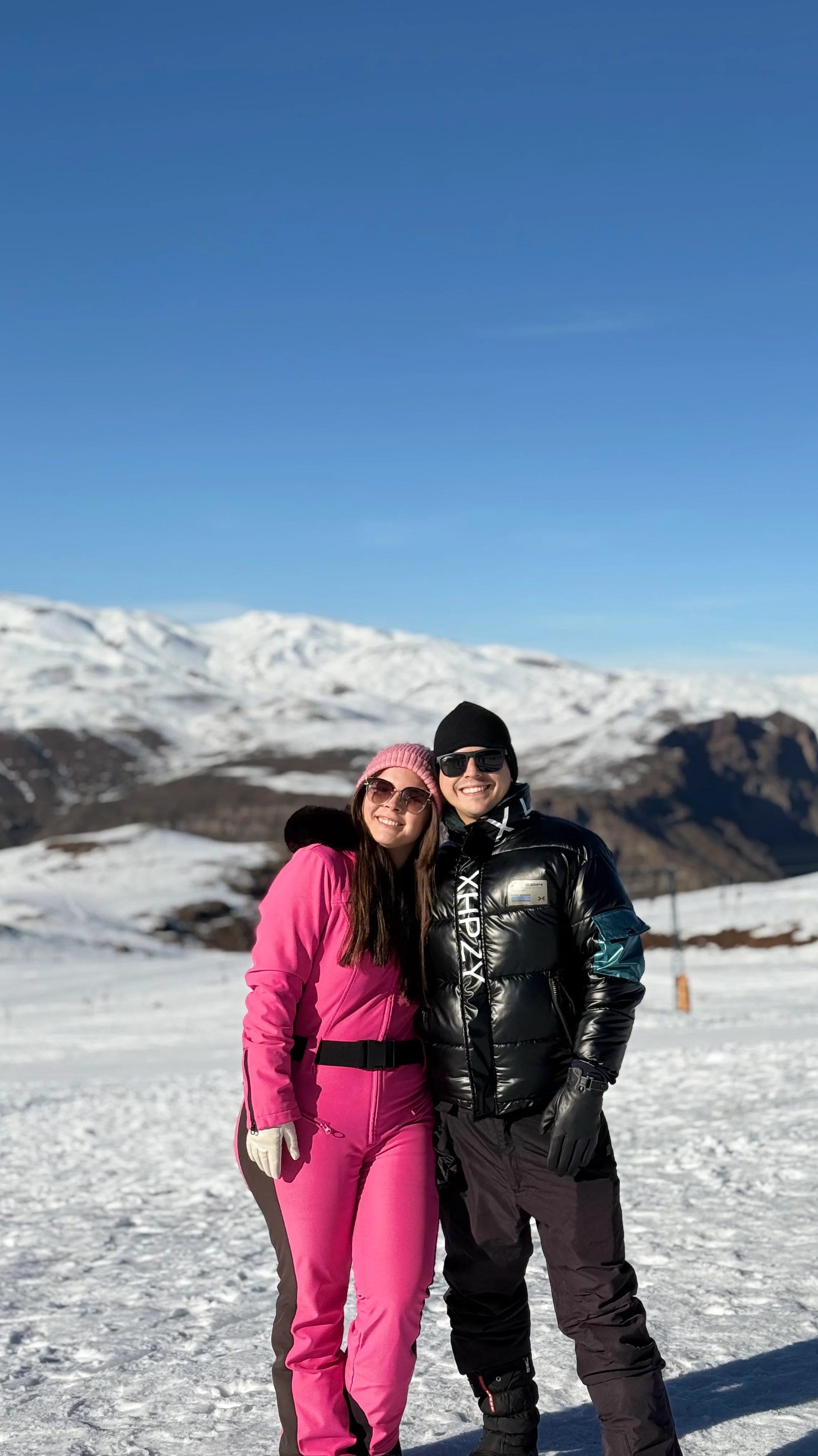 Iana e Tiago no Chile